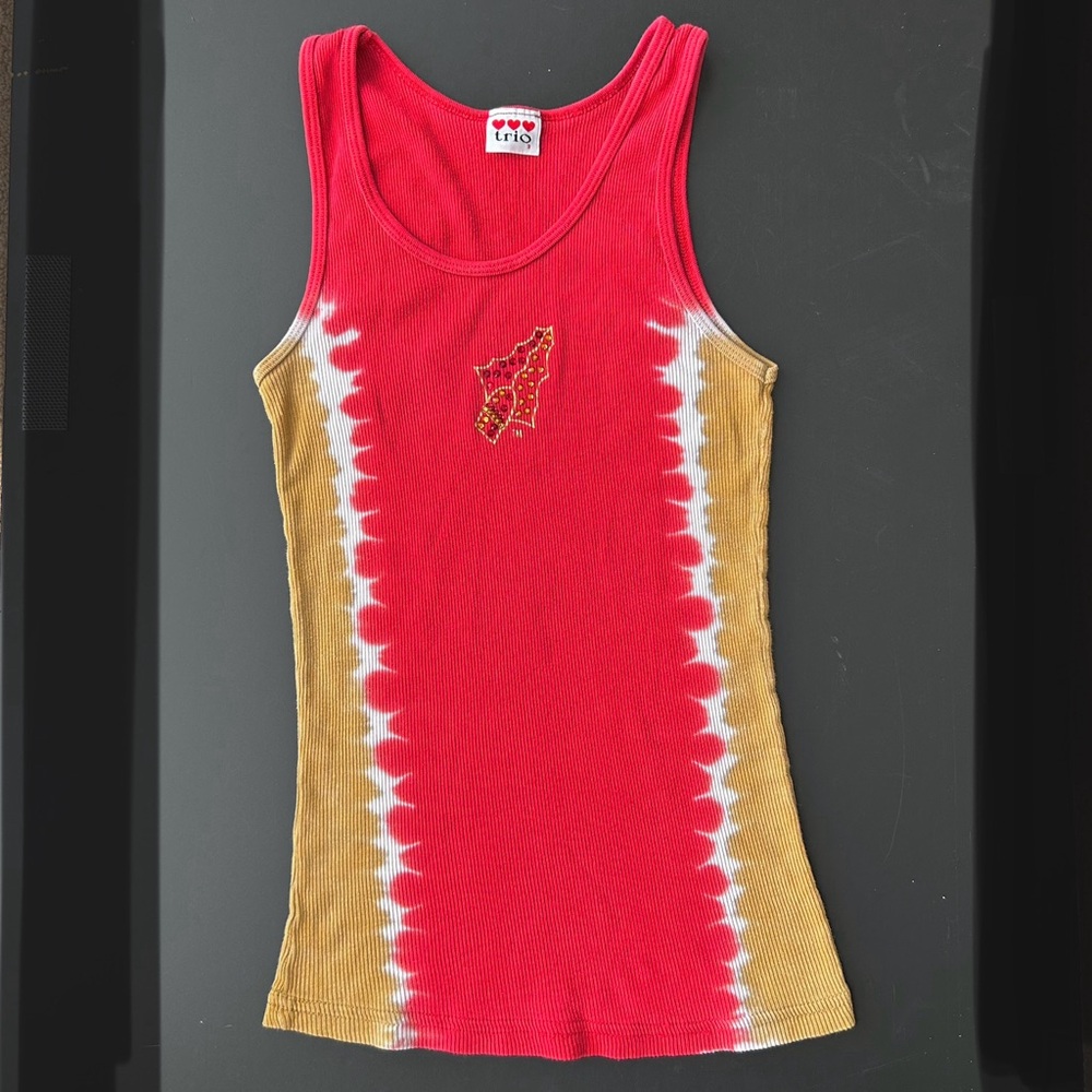 Trio Women’s Summer Red Tank Top